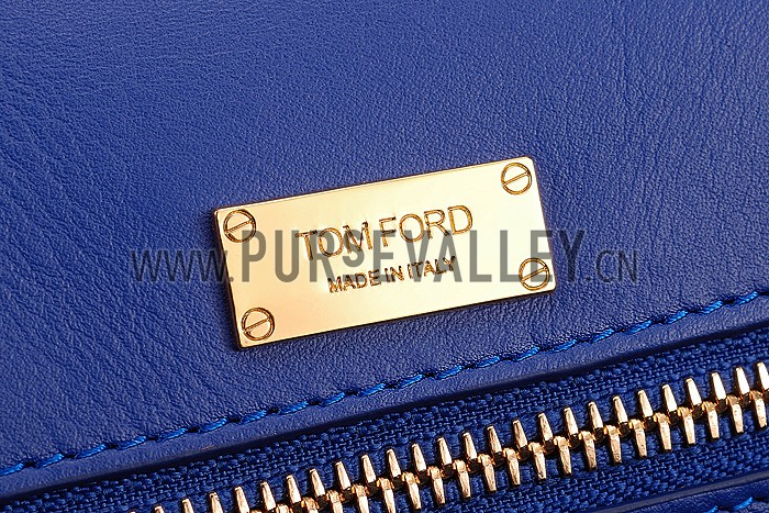 Tom Ford Natalia Alligator Doctor Blue Bag