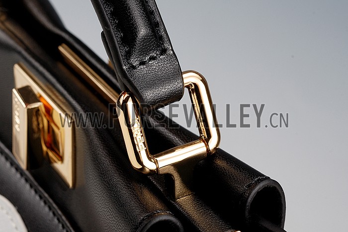 Fendi Peekaboo Karlito Capsule Black Bag