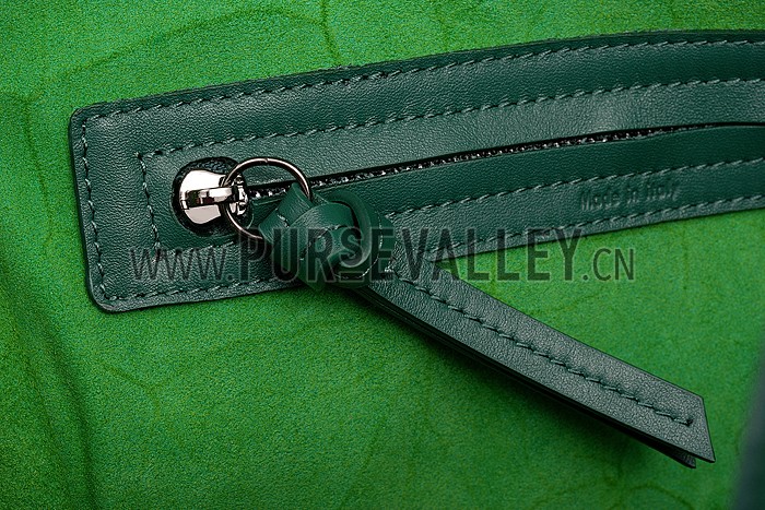 Celine Luggage Phantom Tote Green