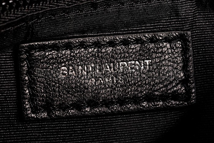 Saint Laurent College Monogram Medium Bag Black