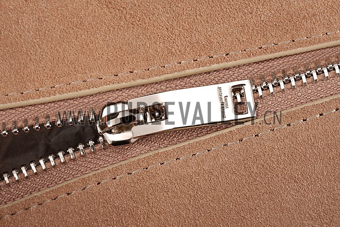 Saint Laurent Rive Gauche Small Fringed Suede Bag Beige