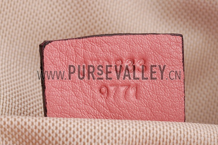 Gucci Bamboo Leather Backpack Pink