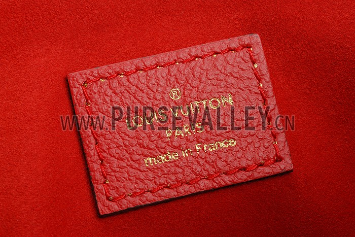 Louis Vuitton Monogram Empreinte St Germain Red Bag