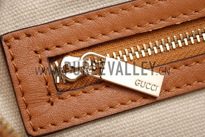 Gucci Ramble Ebony/Tan Tote