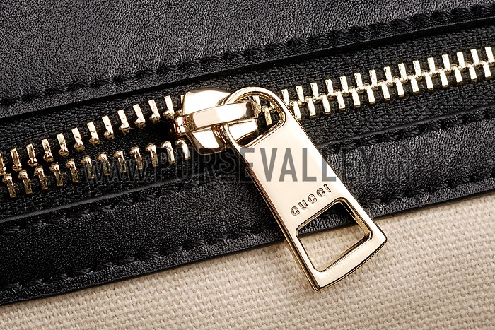 Gucci Bamboo Daily Top Handle Black Bag