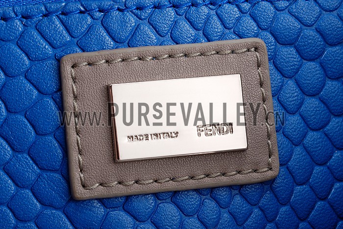 Fendi Peekaboo Mini Grey Bag