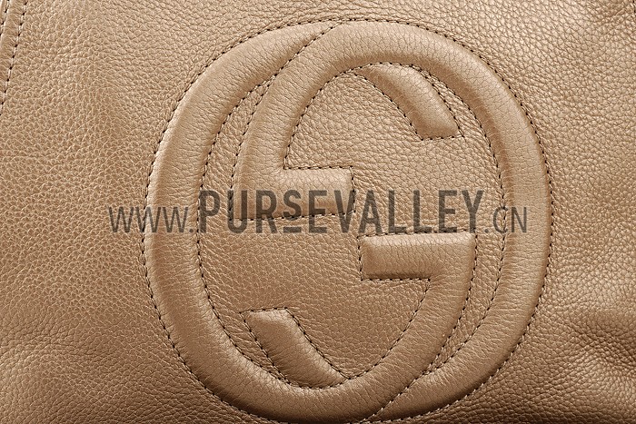 Gucci Soho Top Handle Bag Gold