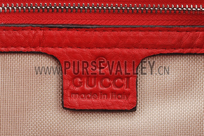 Gucci Soho Top Handle Bag Red