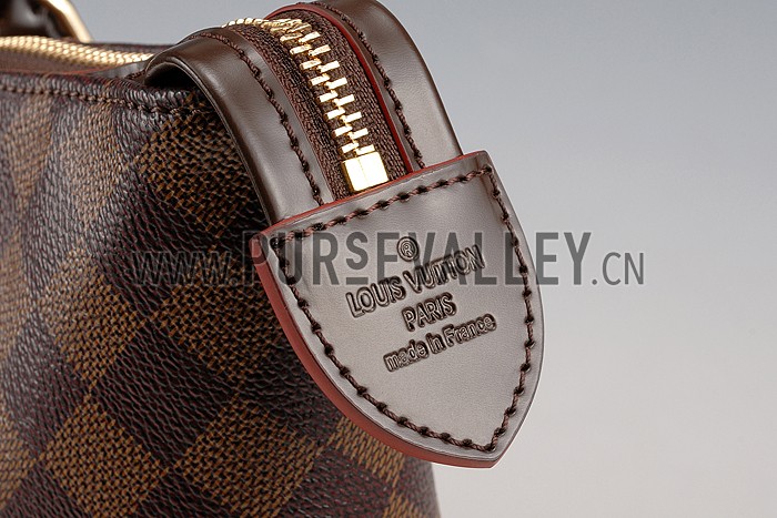 Louis Vuitton Cassa Tote PM Damier Ebene Canvas Red