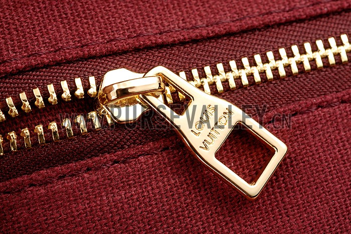 Louis Vuitton Brea Monogram Vernis PM Bag Dark Red