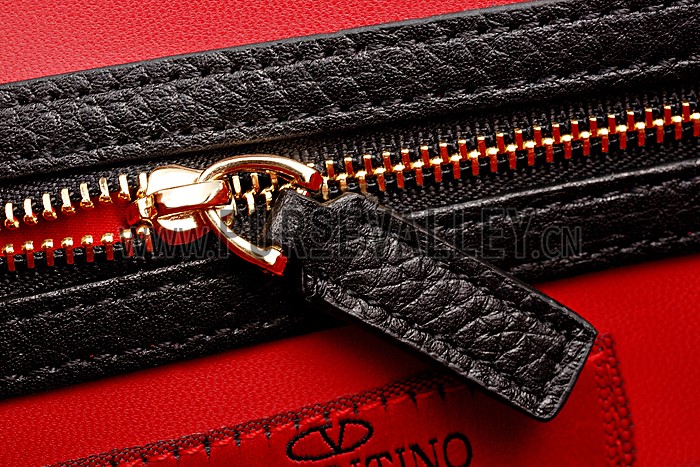 Valentino Viva Valentino Fabric B-Rockstud Bag Red