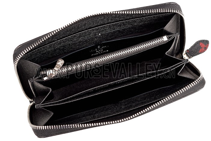 Louis Vuitton Monogram Infrarouge Zippy Wallet Black