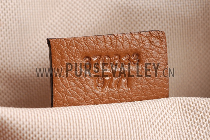 Gucci Bamboo Leather Backpack Brown