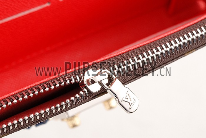 Louis Vuitton Monogram Totem Chain Wallet Flamingo