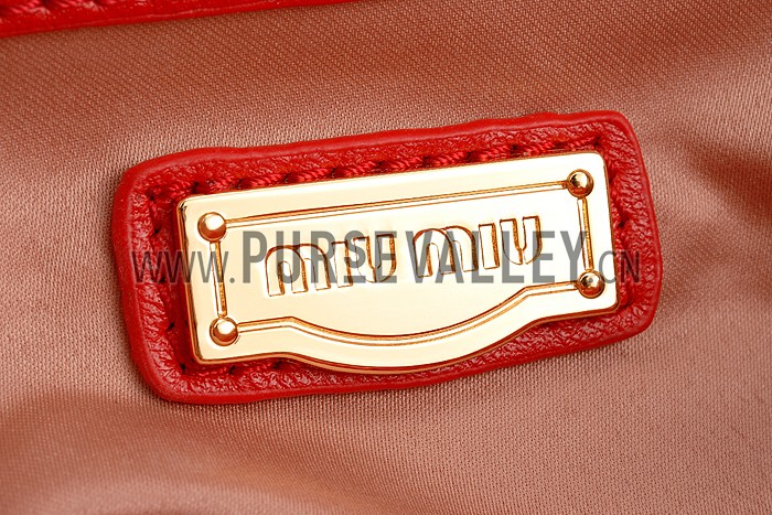 Miu Miu Top Handle Red