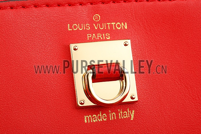 Louis Vuitton City Steamer Bag Red