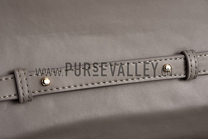 Saint Laurent High School Matelasse Medium Bag Grey