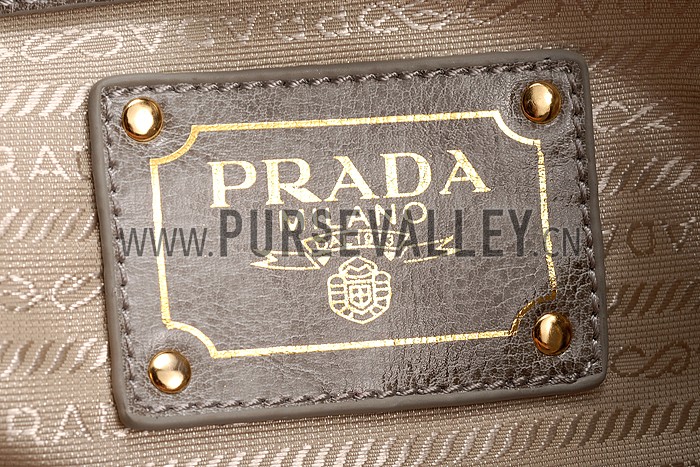 Prada Classic Satchel Grey