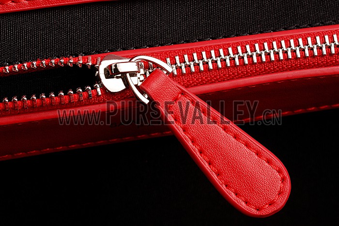 Saint Laurent College Matelasse Large Bag Red