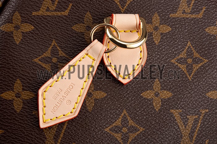 Louis Vuitton Monogram Speedy 25 Bag With Chain Shoulder Strap