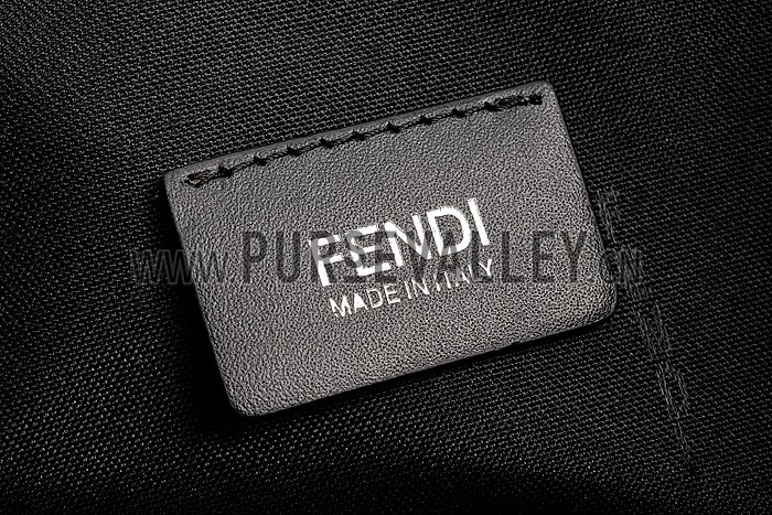 Fendi Eyes Monster Black Shopping Tote Bag