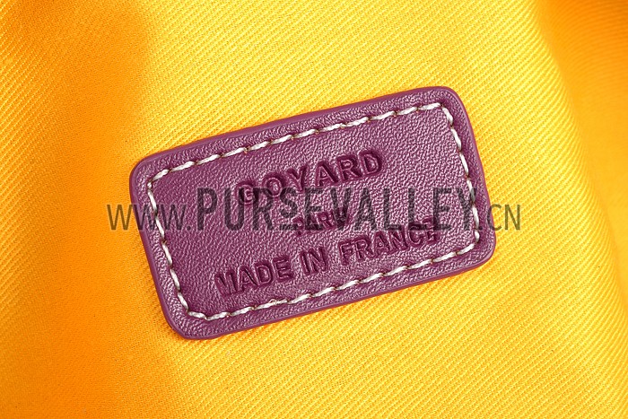 Goyard Zipped Pouch Plum