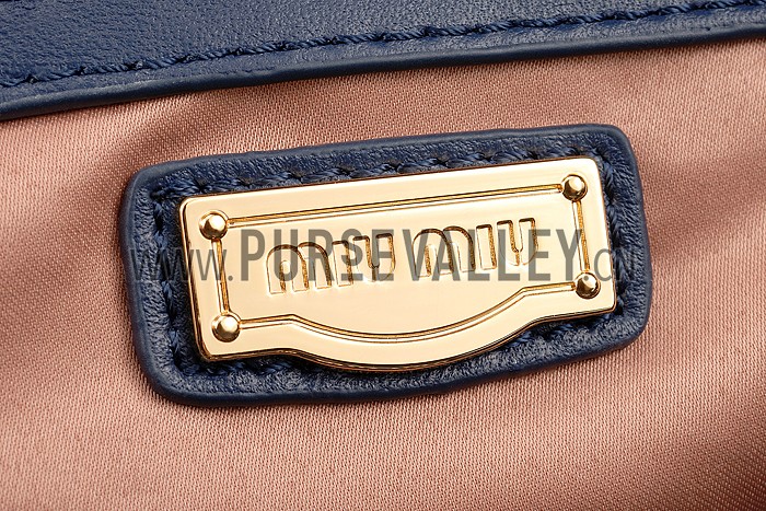 Miu Miu Top Handle Dark Blue