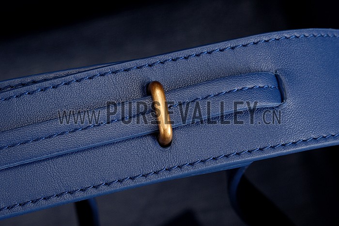 Celine Phantom Luggage Suede Leather Blue