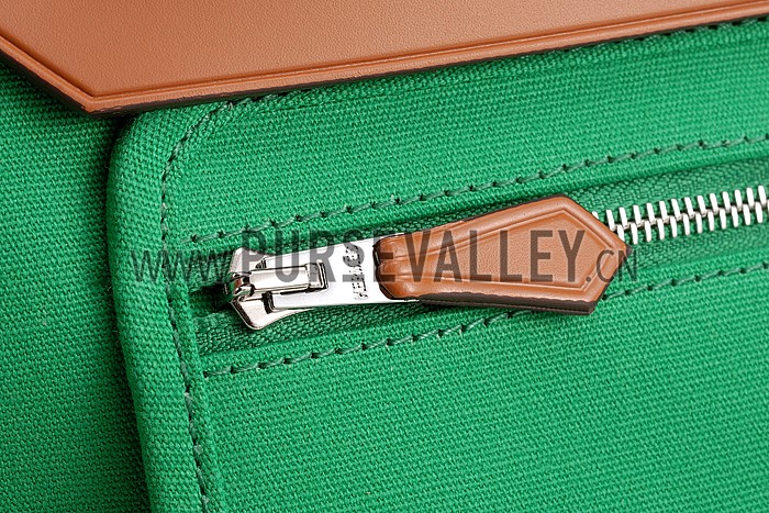 Hermes Herbag Green