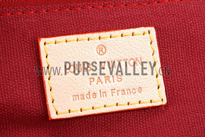 Louis Vuitton Brea Monogram Vernis PM Bag Red