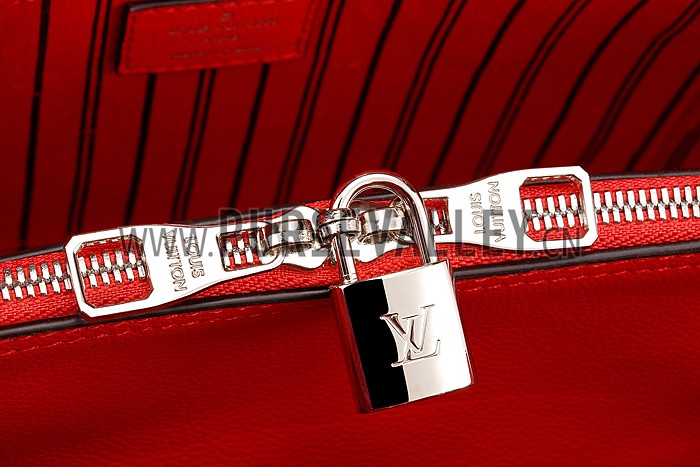 Louis Vuitton Montaigne Empreinte Studs BB Red