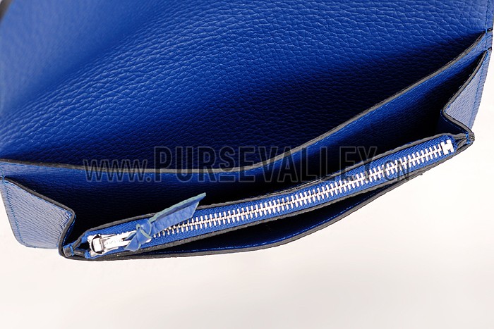 Hermes Dogon Wallet Dark Blue 18926634