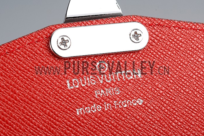 Louis Vuitton Tribal Mask Chaine Wallet Epi Red Blue