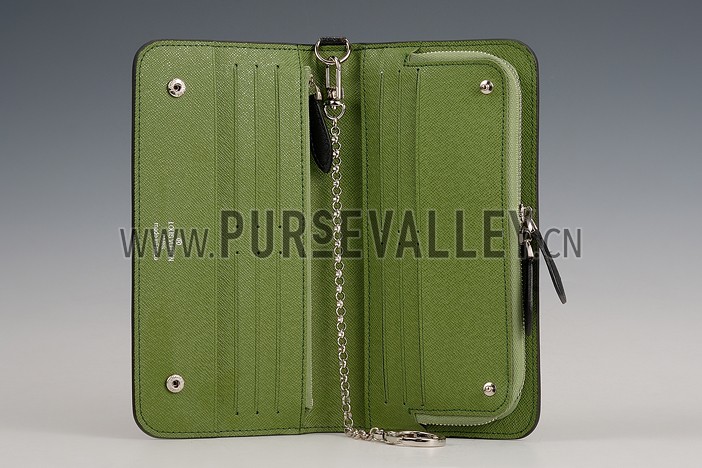 Louis Vuitton Monogram Infrarouge Zippy Wallet Green