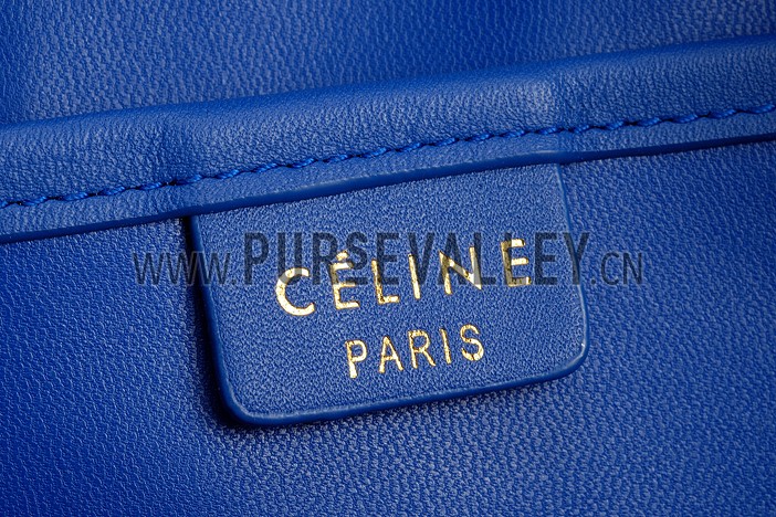 Celine Nano Luggage Blue
