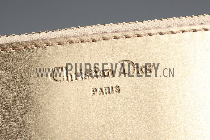 Diorissimo Medium Light Gold and Black City Bag