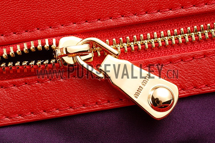 Miu Miu Matelasse Doctor Red Bag