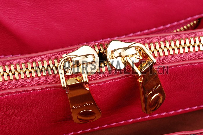 Miu Miu Matelasse Tote Rose Pink