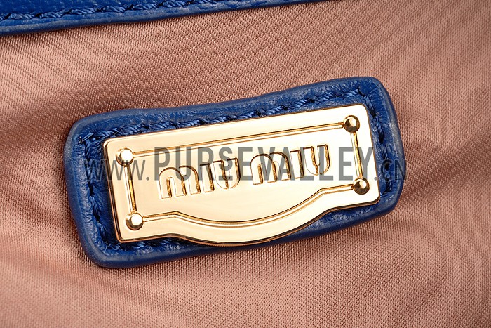 Miu Miu Top Handle Blue