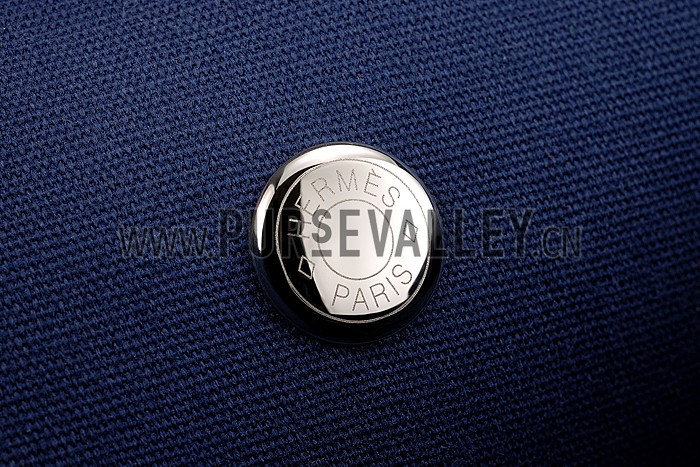 Hermes Herbag Tote Dark Blue