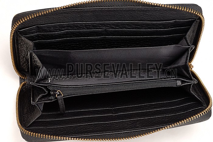 Gucci Marmont Leather Wallet Black