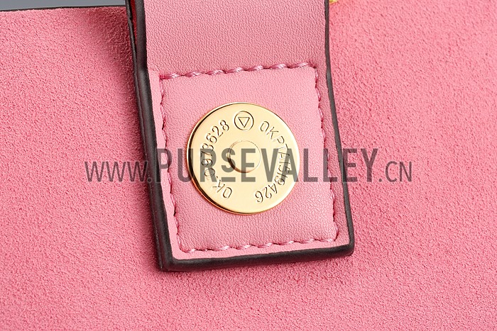 Chloe Faye Small Bag Pink Suede Leather Flap