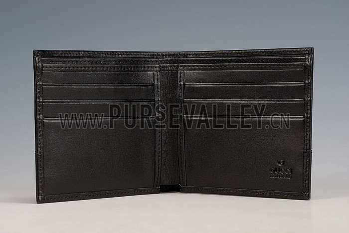 Gucci Bi-Fold Wallet With Microguccissima Detail