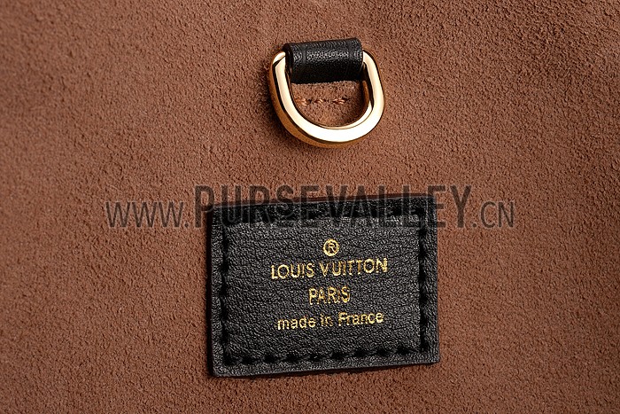 Louis Vuitton Flore Black With Tan Handles