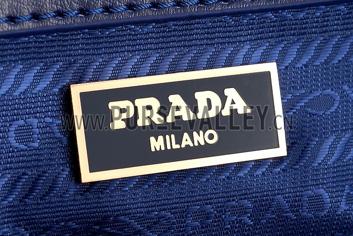 Prada Classic Top Handle Blue