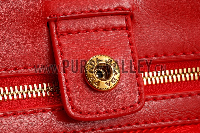 Prada Classic Satchel Red