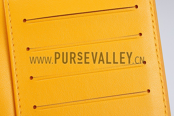 Goyard Yellow Passport Cover 18926625