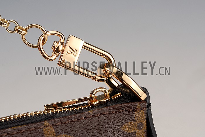 Louis Vuitton Monogram Pallas Clutch Black 18926687