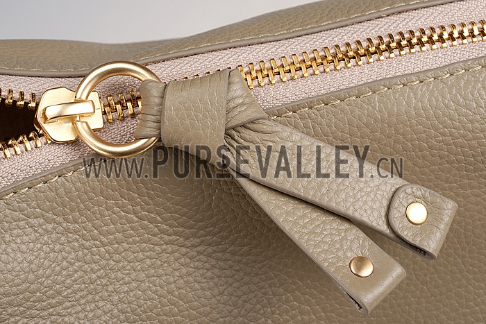 Chloe Marcie Satchel Crossbody Bag Grey