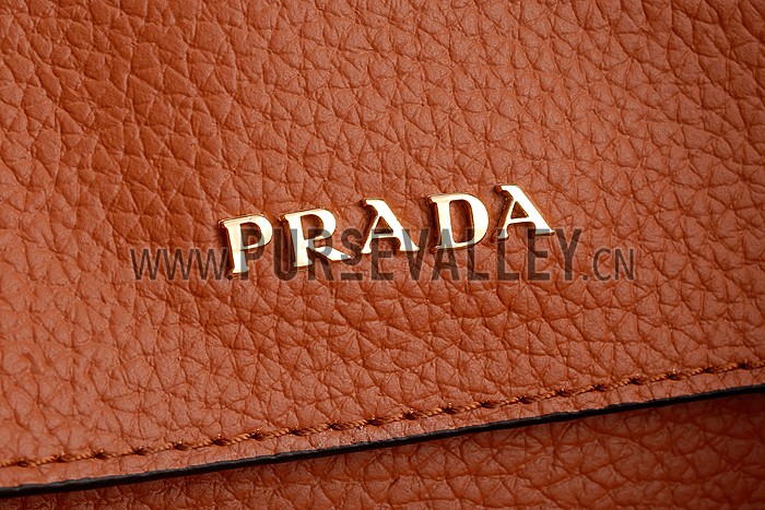Prada Double Tote Tan